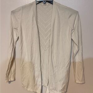 Maurices Cream Open Front Cardigan